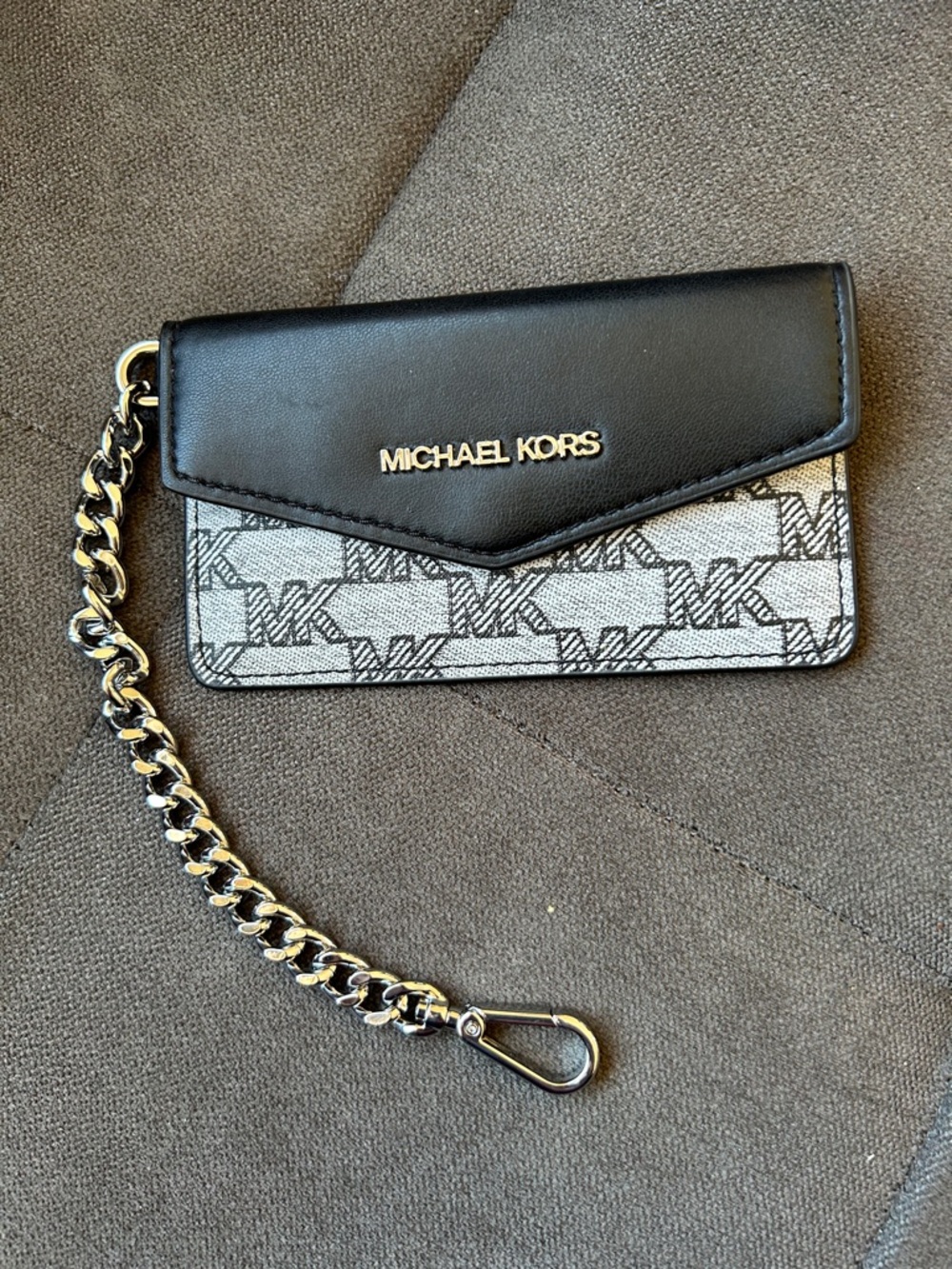 Michael Kors Card Holder with Chain